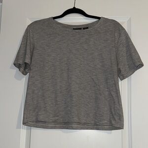 Striped Gray Women's Top